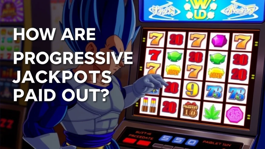 how are progressive jackpots paid out